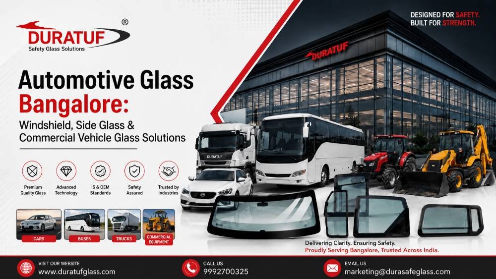 Automotive Glass Bangalore Windshield, Side Glass & Commercial Vehicle Glass Solutions