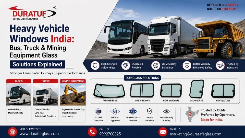 Heavy Vehicle Windows India Bus