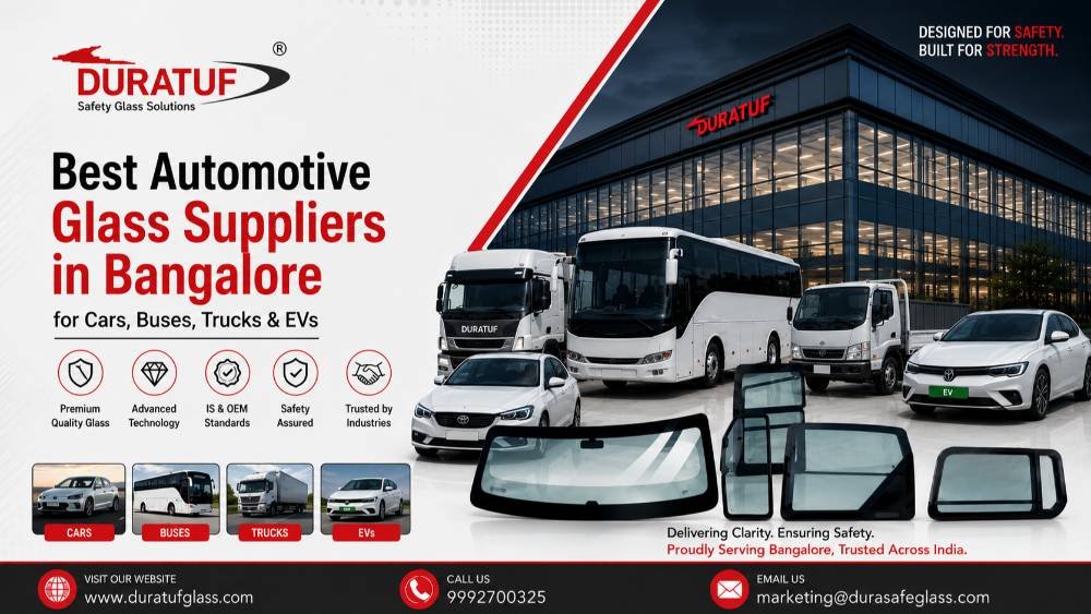 Best Automotive Glass Suppliers in Bangalore for Cars, Buses, Trucks & EVs