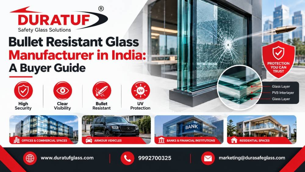 Bullet Resistant Glass Manufacturer in India: A Buyer Guide