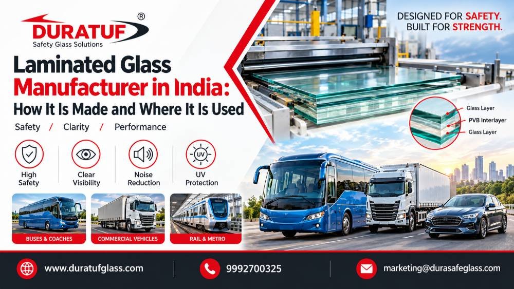 Laminated Glass Manufacturer in India: How It Is Made and Where It Is Used